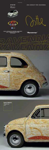 <<Ravenna>> Fiat 500 - Locandina fronte